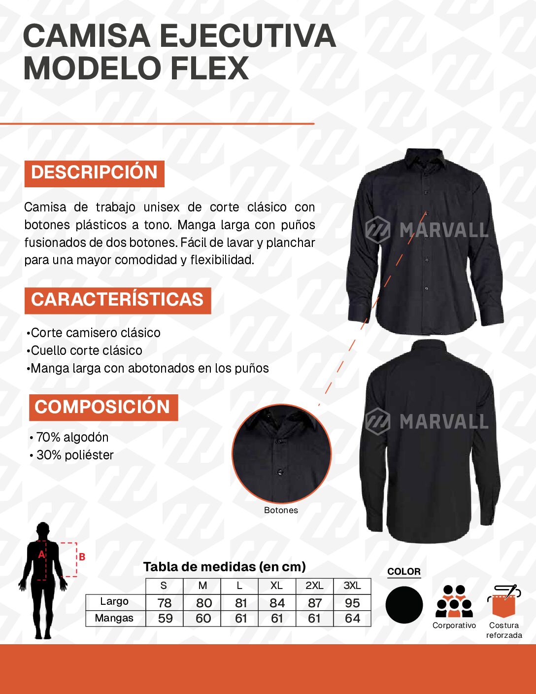 Camisa Ejecutiva FLEX