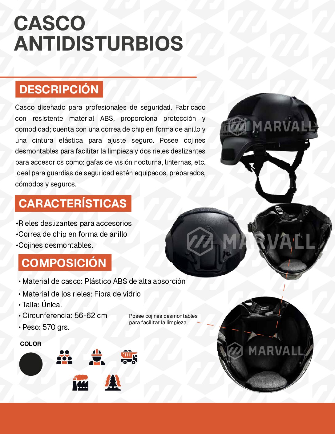 Casco antidisturbios