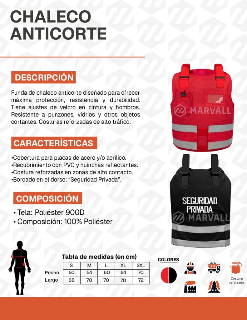 Chaleco anticorte