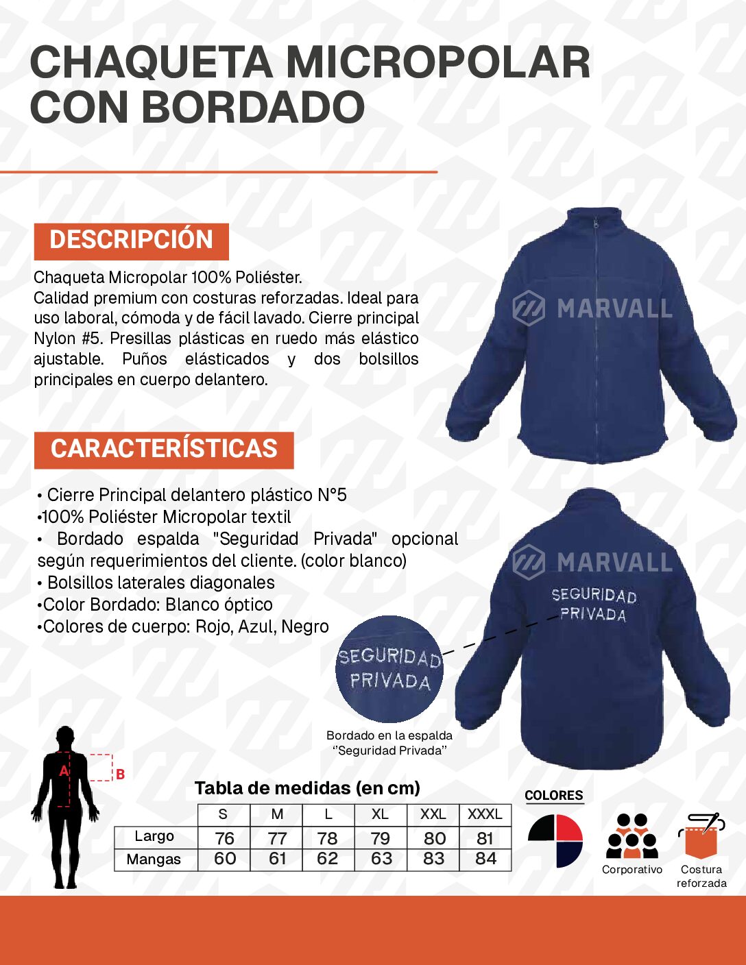 Chaqueta Micropolar CON BORDADO