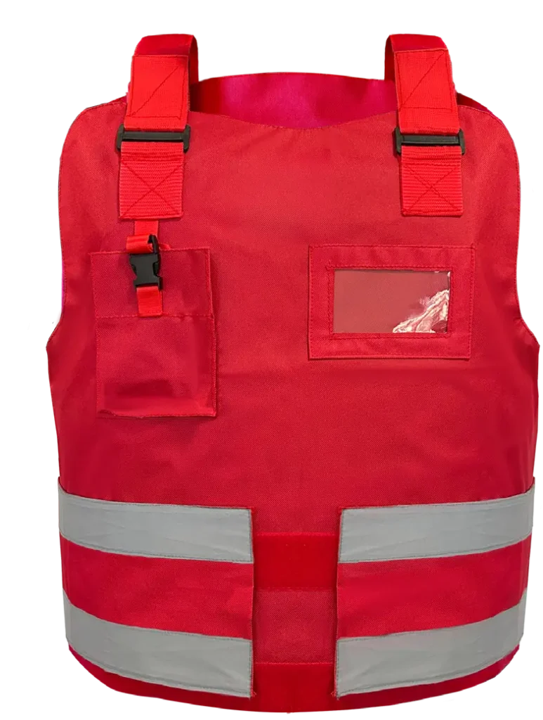 Chaleco anticorte rojo